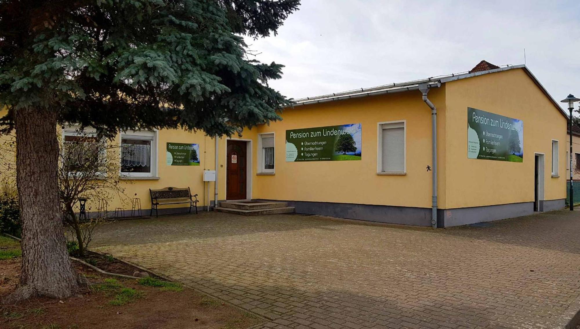 Pension Zum Lindenwald Colbitz Kültér fotó